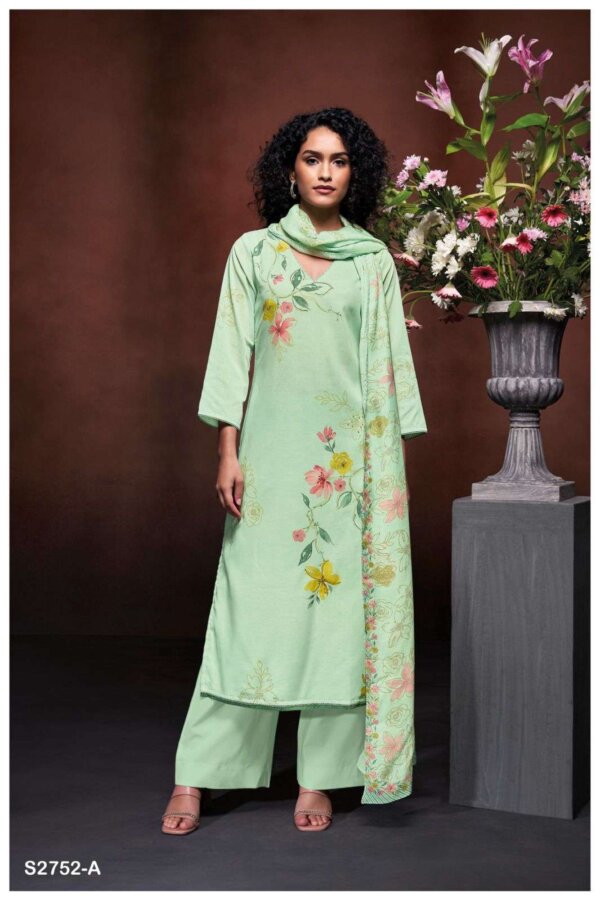 My Fashion Road Ganga Fashion Vihana Fancy Voil Salwar Kameez | S2752 – A