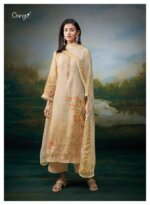 My Fashion Road Ganga Harlett Exclusive Designs Linen Dress | C1807