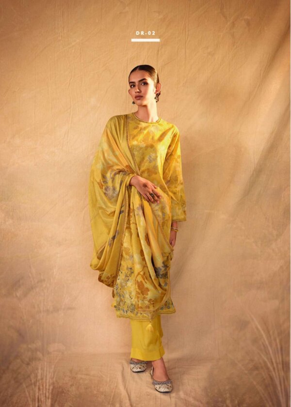 My Fashion Road Varsha Dessert Rose Printed Lawn Exclusive Ladies Suit | DR – 02