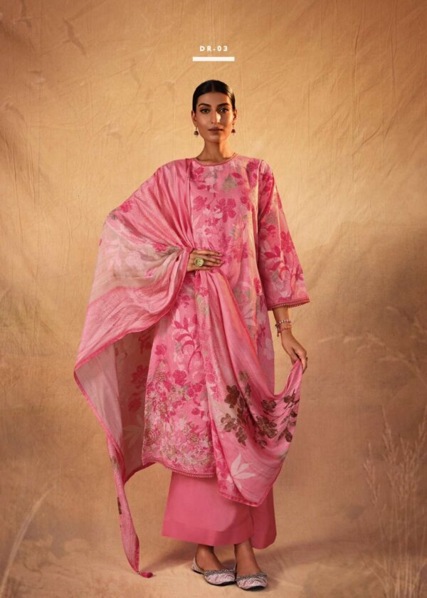 My Fashion Road Varsha Dessert Rose Printed Lawn Exclusive Ladies Suit | DR – 03