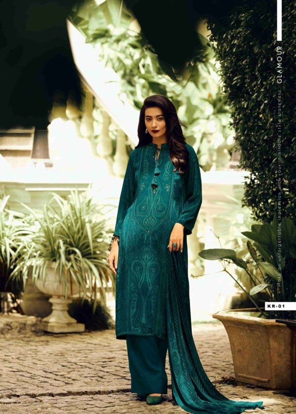 My Fashion Road Varsha Kyra Digital Printed Crepe Suit | KR – 01