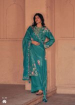 My Fashion Road Varsha Shiloh Designer Russian Silk Partywear Suit | SL – 03