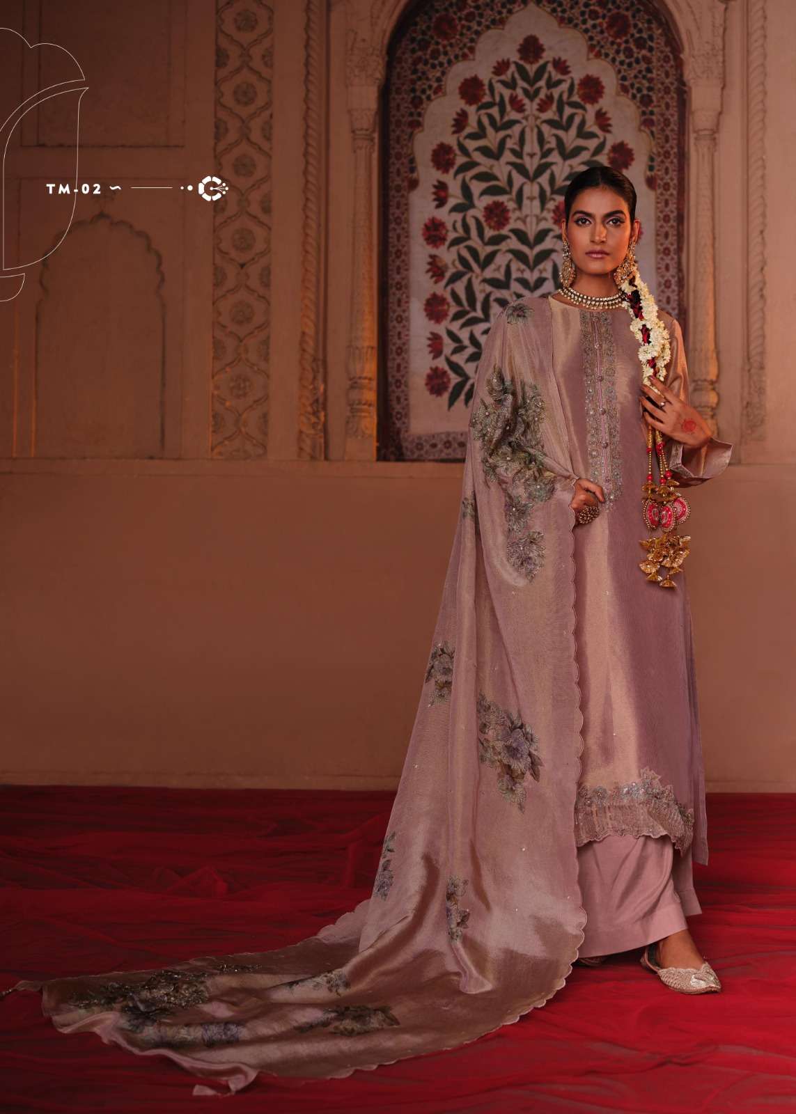 My Fashion Road Varsha Tamay Partywear Designs Unstitched Suit | TM-02 My Fashion Road Varsha Tamay Partywear Designs Unstitched Suit | TM-02