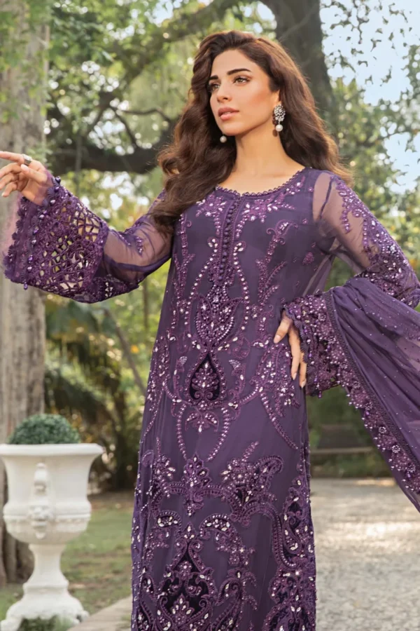 My Fashion Road MARIA.B Chiffons Unstitched Collection 2024 | MPC-24-102