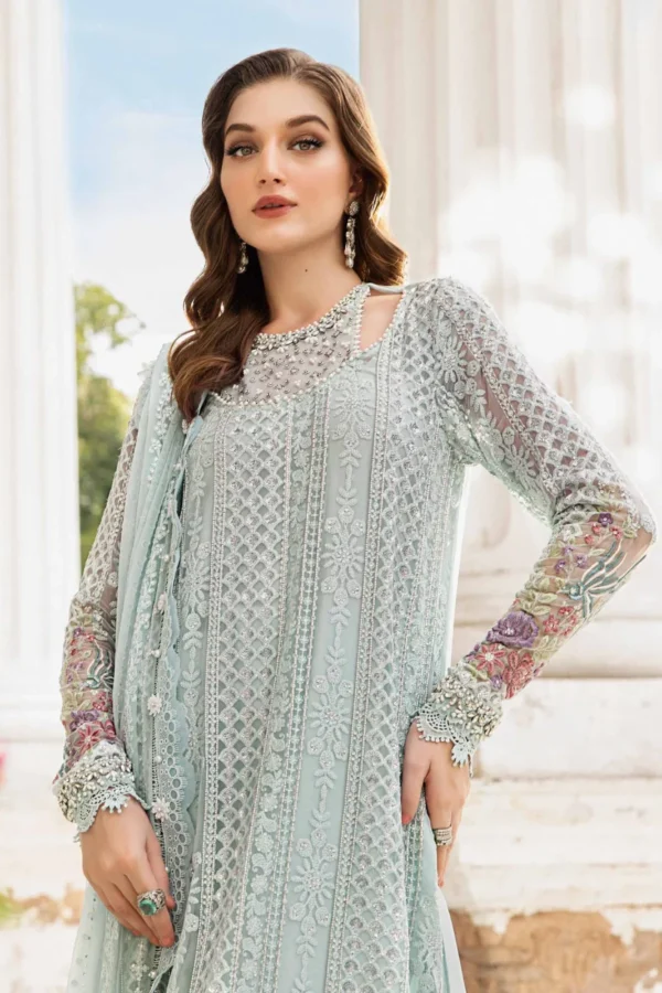 My Fashion Road MARIA.B Chiffons Unstitched Collection 2024 | MPC-24-103