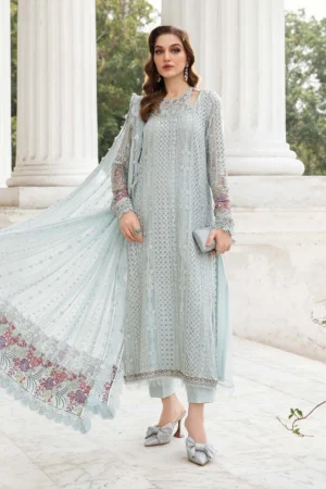My Fashion Road MARIA.B Chiffons Unstitched Collection 2024 | MPC-24-103