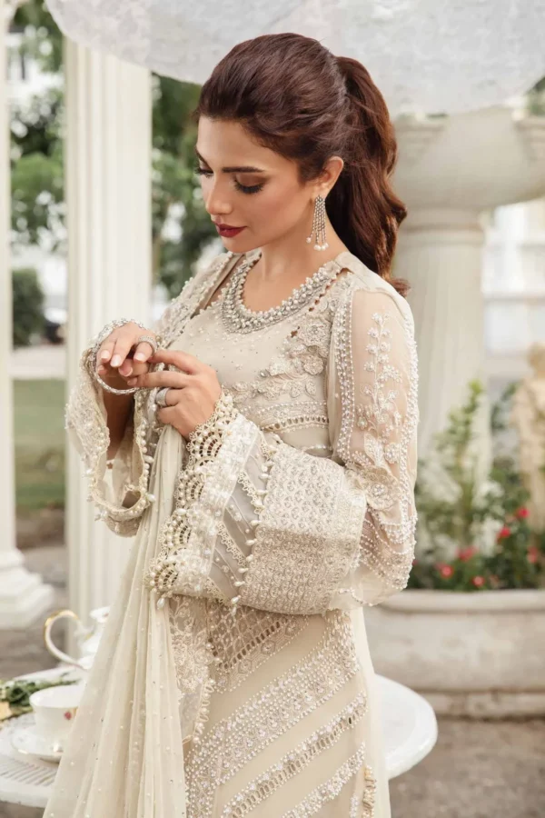 My Fashion Road MARIA.B Chiffons Unstitched Collection 2024 | MPC-24-104