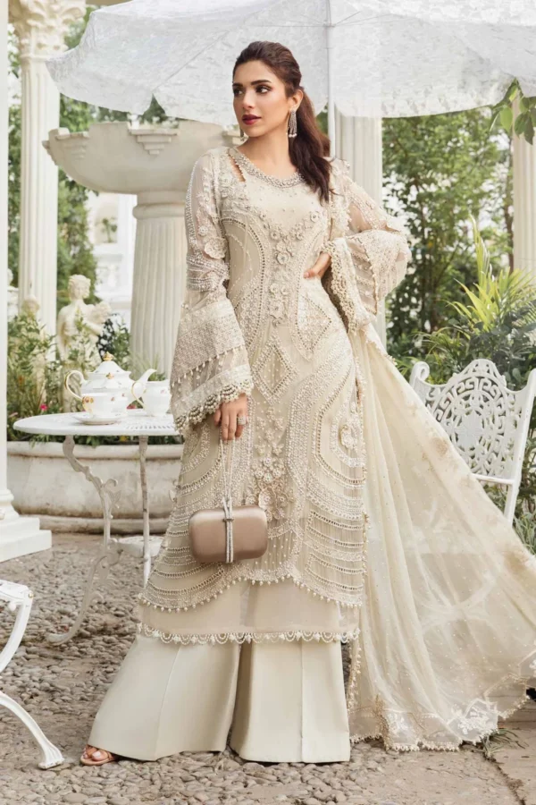 My Fashion Road MARIA.B Chiffons Unstitched Collection 2024 | MPC-24-104