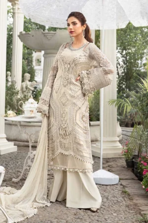 My Fashion Road MARIA.B Chiffons Unstitched Collection 2024 | MPC-24-104