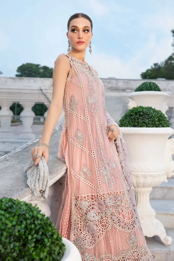 My Fashion Road MARIA.B Chiffons Unstitched Collection 2024 | MPC-24-106