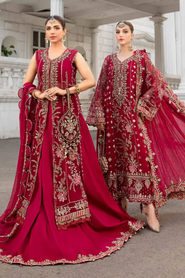 My Fashion Road MARIA.B Chiffons Unstitched Collection 2024 | MPC-24-107