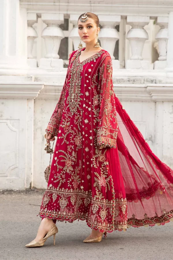 My Fashion Road MARIA.B Chiffons Unstitched Collection 2024 | MPC-24-107