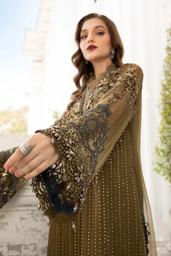 My Fashion Road MARIA.B Chiffons Unstitched Collection 2024 | MPC-24-108