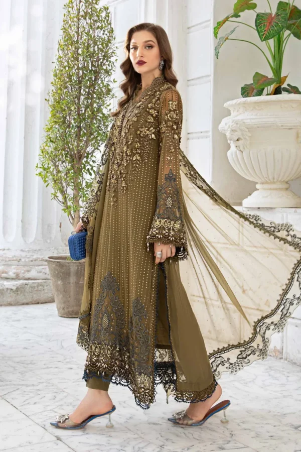 My Fashion Road MARIA.B Chiffons Unstitched Collection 2024 | MPC-24-108