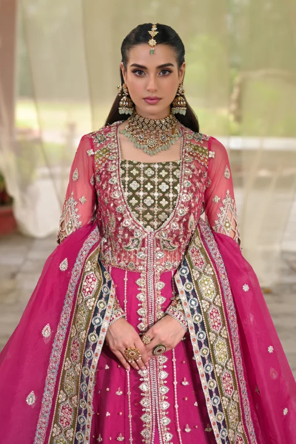 My Fashion Road Qalamkar Wedding Formals | Bridal Collection 2024 | RF-04