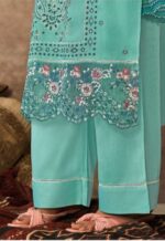 My Fashion Road Kimora Heer Malika Fancy Designer Work Muslin Suit | 9395