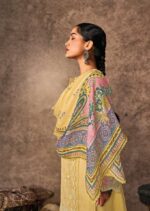 My Fashion Road Kimora Heer Malika Fancy Designer Work Muslin Suit | 9394