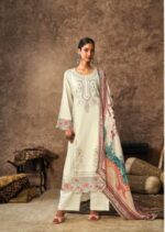 My Fashion Road Kimora Heer Malika Fancy Designer Work Muslin Suit | 9396