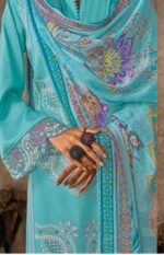 My Fashion Road Kimora Heer Malika Fancy Designer Work Muslin Suit | 9391