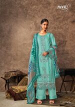 My Fashion Road Kimora Heer Malika Fancy Designer Work Muslin Suit | 9395