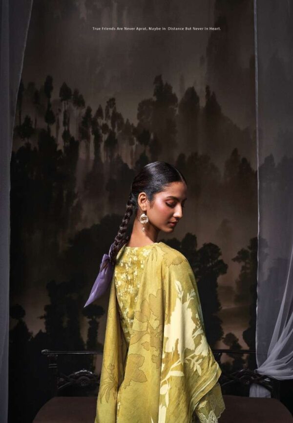 My Fashion Road Kimora Heer Yaar Pure Muslin Designer Suit | 9363