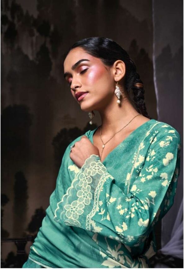 My Fashion Road Kimora Heer Yaar Pure Muslin Designer Suit | 9364