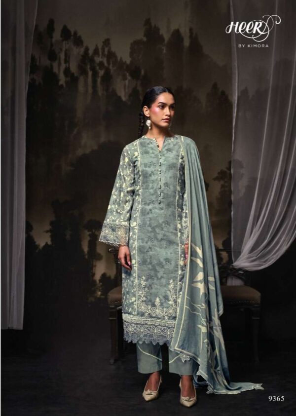 My Fashion Road Kimora Heer Yaar Pure Muslin Designer Suit | 9365