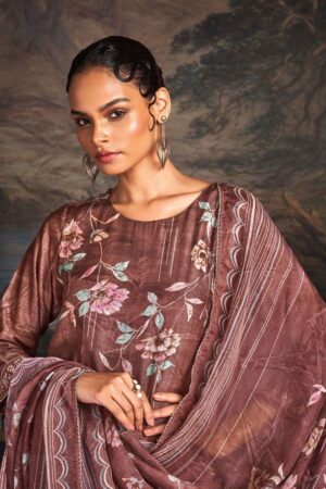 My Fashion Road Ganga Fashion Alfaz Premium Designs Jacquard Silk Suit | C2060