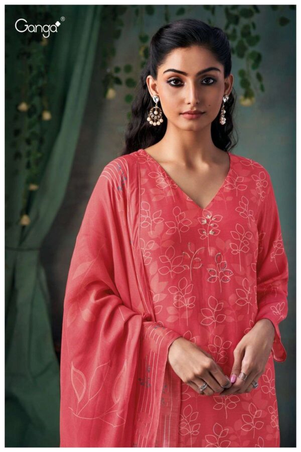 My Fashion Road Ganga Fashion Cecilia Exclusive Muslin Silk Dress | S2826 – A