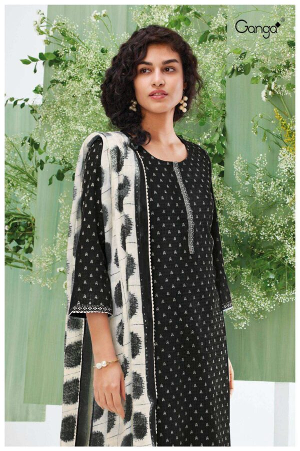 My Fashion Road Ganga Fashion Inaaya Exclusive Linen Cotton Suit | S2742 – F