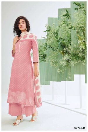 My Fashion Road Ganga Fashion Inaaya Exclusive Linen Cotton Suit | S2742 – B