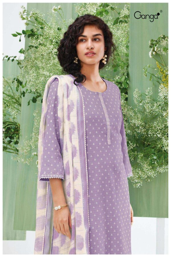 My Fashion Road Ganga Fashion Inaaya Exclusive Linen Cotton Suit | S2742 – E