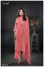 My Fashion Road Ganga Fashion Jessalyn Bemberg Silk Fancy Ladies Suit | S2779 – A