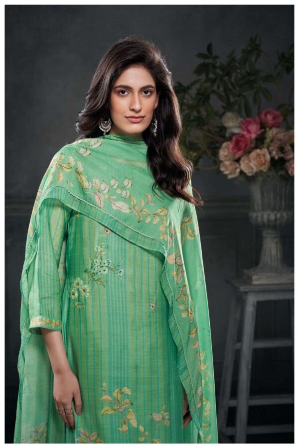 My Fashion Road Ganga Fashion Jessalyn Bemberg Silk Fancy Ladies Suit | S2779 – C