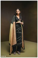 My Fashion Road Ganga Fashion Jules Exclusive Fancy Satin Silk Suit  | S2351 – B