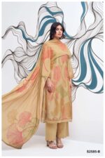My Fashion Road Ganga Fashion Kamilah New Designs Bemberg Silk Suit | S2585 – B