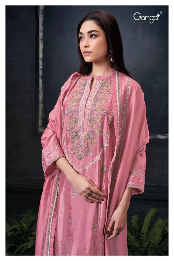 My Fashion Road Ganga Fashion Lovie Wedding Wear Design Banglori Silk Suit | S2297 – D