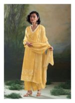 My Fashion Road Ganga Fashion Nihira Fancy Handwork Linen Cotton Suit | C1957