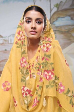 My Fashion Road Ganga Fashion Nyssa Tradition Wear Fancy Bemberg Silk Suit – C1836