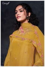 My Fashion Road Ganga Fashion Pravi Ladies Wear Organa Silk Dress | S2751 – B