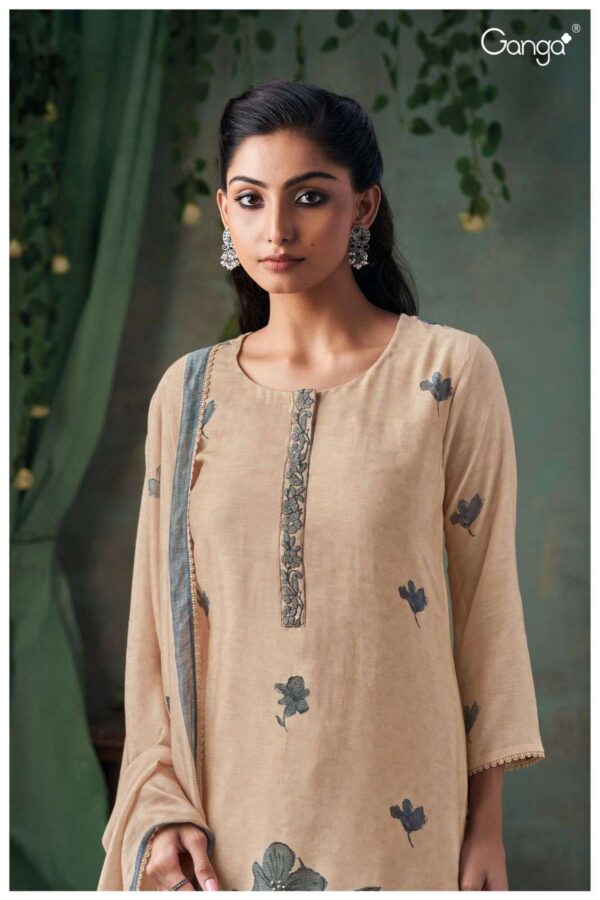 My Fashion Road Ganga Fashion Rosamie Exclusive Fancy Silk Ganga Suit | S2822- A