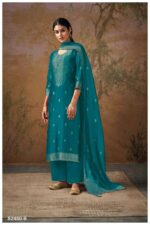My Fashion Road Ganga Fashion Salima Designer Silk Jacquard Suit | S2450 – B