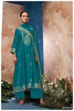 My Fashion Road Ganga Fashion Salima Designer Silk Jacquard Suit | S2450 – C