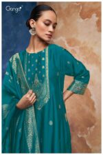 My Fashion Road Ganga Fashion Salima Designer Silk Jacquard Suit | S2450 – C