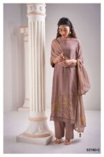 My Fashion Road Ganga Fashion Sawyer Fancy Bemberg Silk Latest Design Suit | S2180 – C