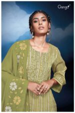 My Fashion Road Ganga Fashion Theodora Fancy Organza Pattern Designer Suit | S2470 – A