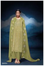 My Fashion Road Ganga Fashion Theodora Fancy Organza Pattern Designer Suit | S2470 – A