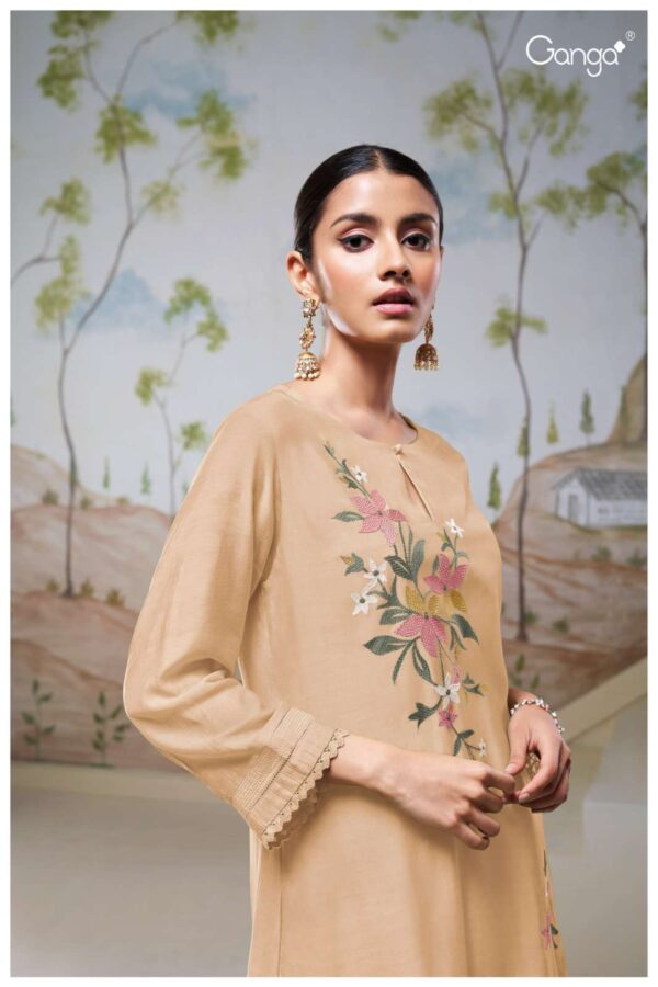 My Fashion Road Ganga Fashion Tiya Exclusive Designs Fancy Silk Suit | S2616 – D