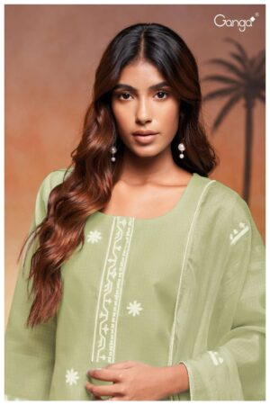 My Fashion Road Ganga Fashion Ursalie Fancy Cotton Salwar Kameez | S2773 – D