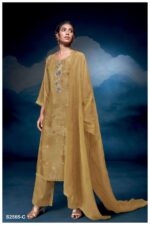 My Fashion Road Ganga Fashion Zayla Fancy Bemberg Silk Suit | S2565 – C